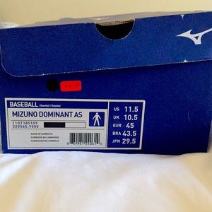 Mizuno baseball cleats for men